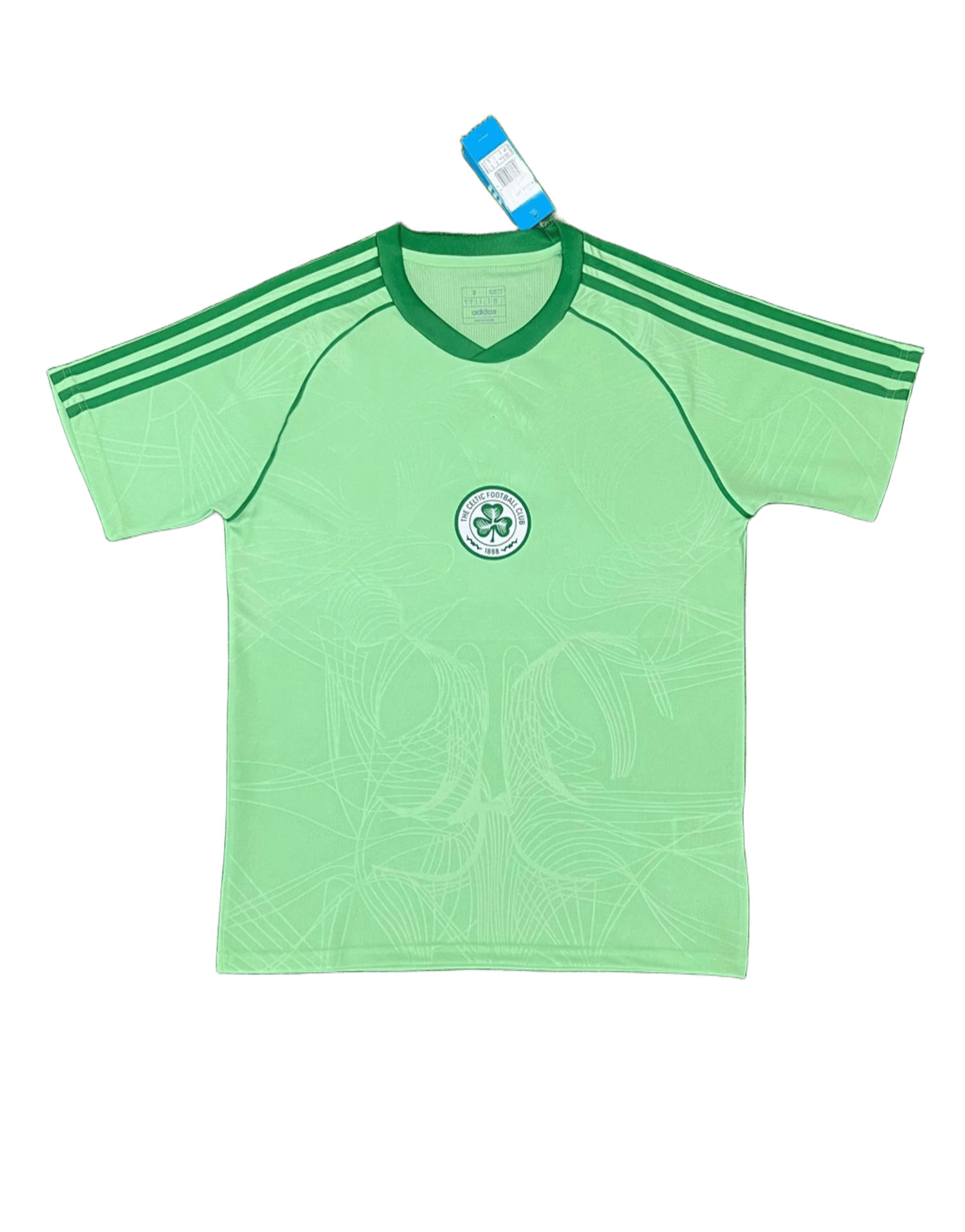 Boston Celtics Light Green Quick-Dry V-Neck Sports T-Shirt