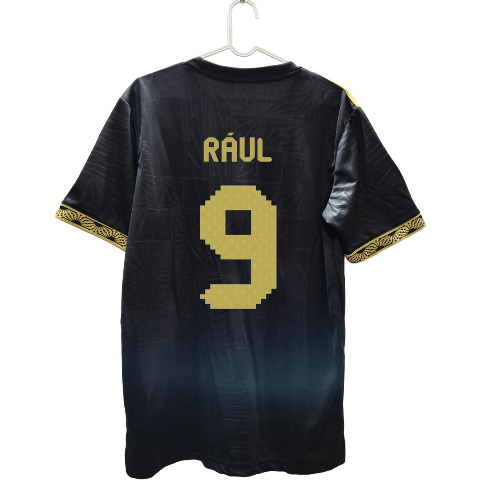 [Brand Name] Black & Yellow Retro Football Tee