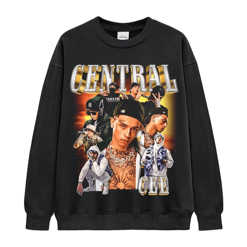 Central CEE Print Unisex Oversized Crewneck Sweatshirt - Streetwear