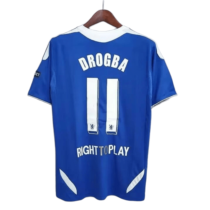 Chelsea Drogba Jersey Men's Blue Breathable Comfortable