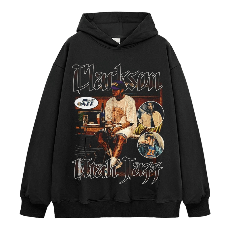 Clarkson Hooded Sweatshirt | Utah Jazz Streetwear Unisex