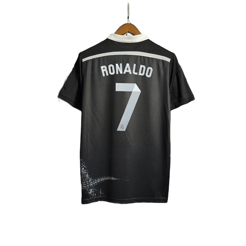 CR7 Football Breathable Black Short Sleeve T-Shirt