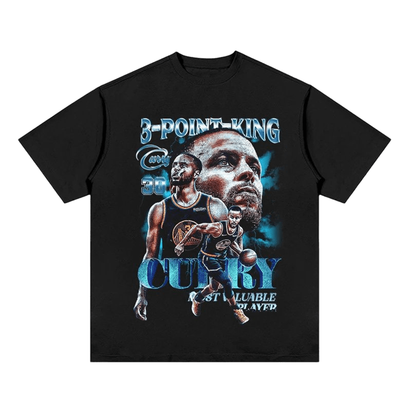 Curry 30 3-POINT-KING Basketball T-Shirt, Unisex Streetwear
