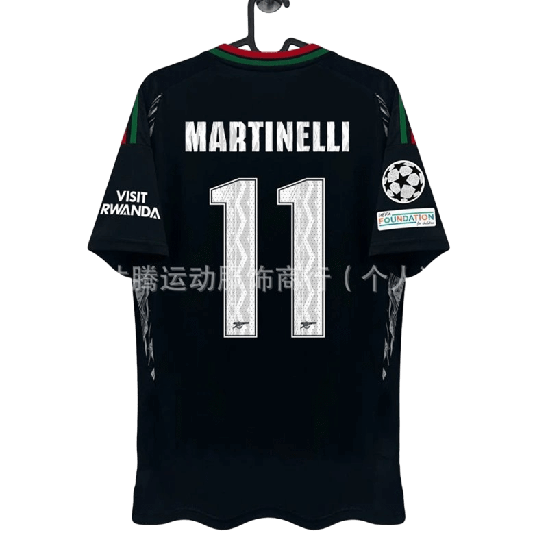 Daten Black Breathable Trendy Football Short Sleeve T-Shirt