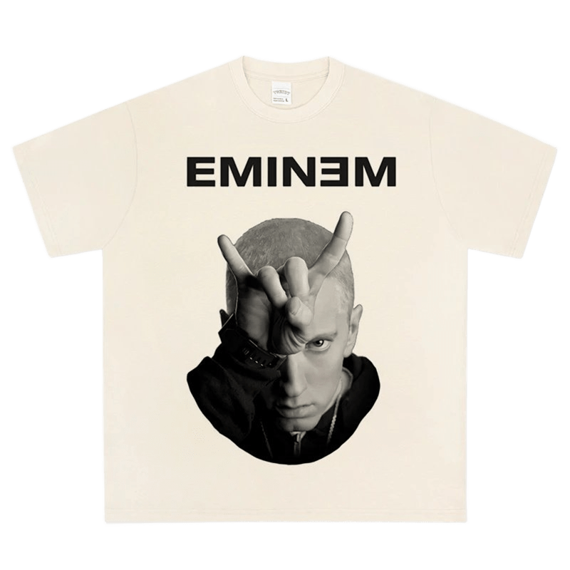 EMINEM Print Streetwear Tee - Unisex Soft Cotton Blend