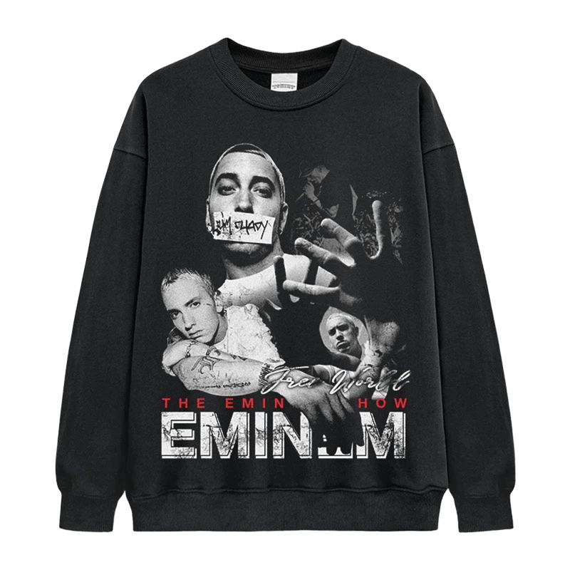 Eminem Slim Shady Crewneck Sweatshirt - Unisex Streetwear