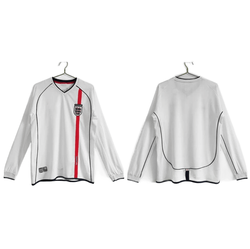 England National Team White Breathable Long Sleeve Training Tee