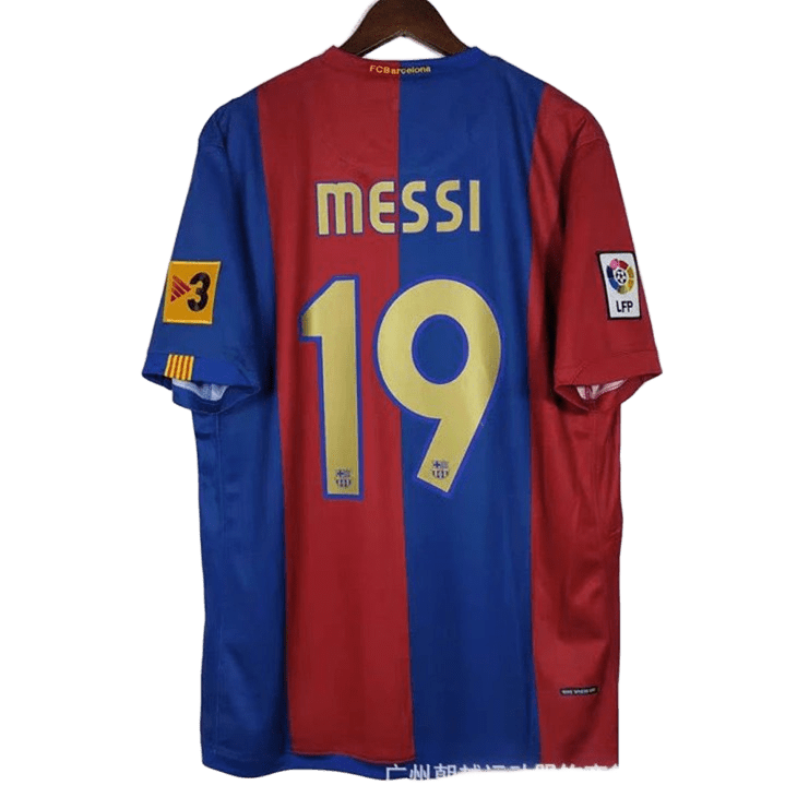 FC Barcelona Lionel Messi 10 Red-Blue Soccer Jersey