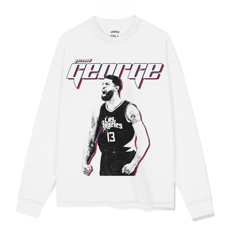 GEORGE 13 Long Sleeve Tee - Men's & Women's Basketball Top