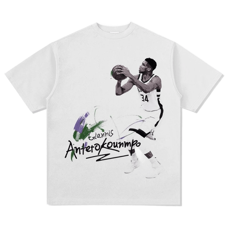 Giannis Antetokounmpo Signature Tee - Unisex Cotton Streetwear