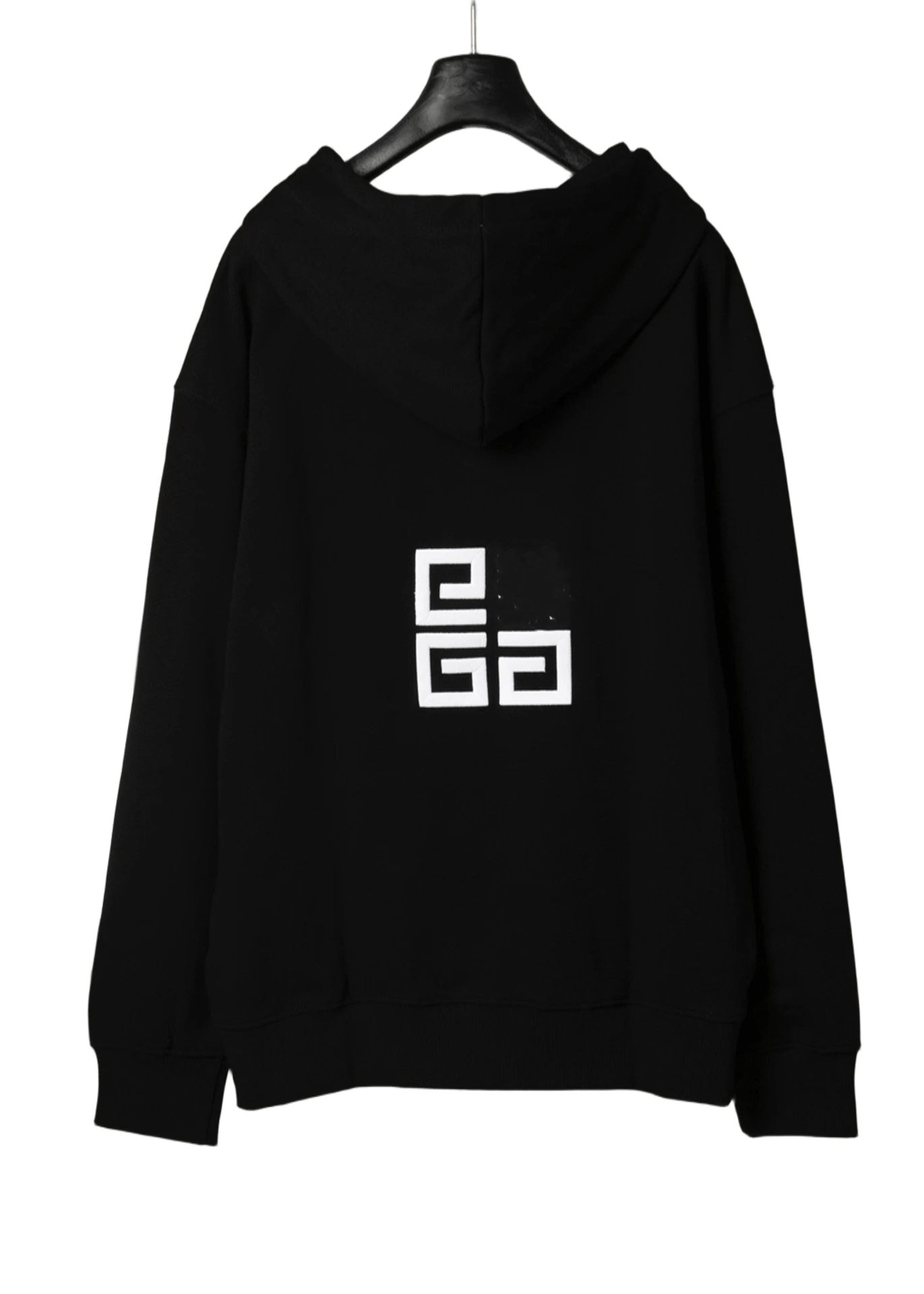 Givenchy Black 4G Hoodie: Unisex Cotton Streetwear