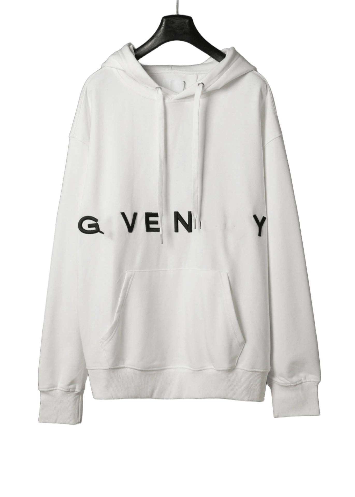 Givenchy White Hoodie Unisex Streetwear Cotton Blend