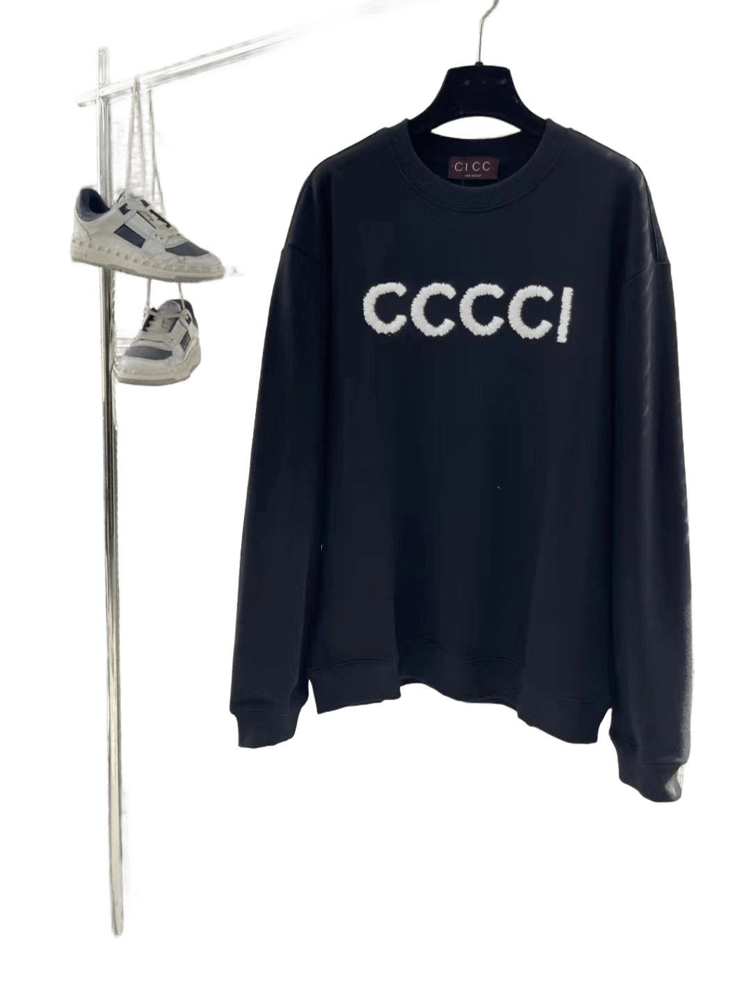 Gucci Black Cotton Crewneck Sweatshirt | Unisex Streetwear