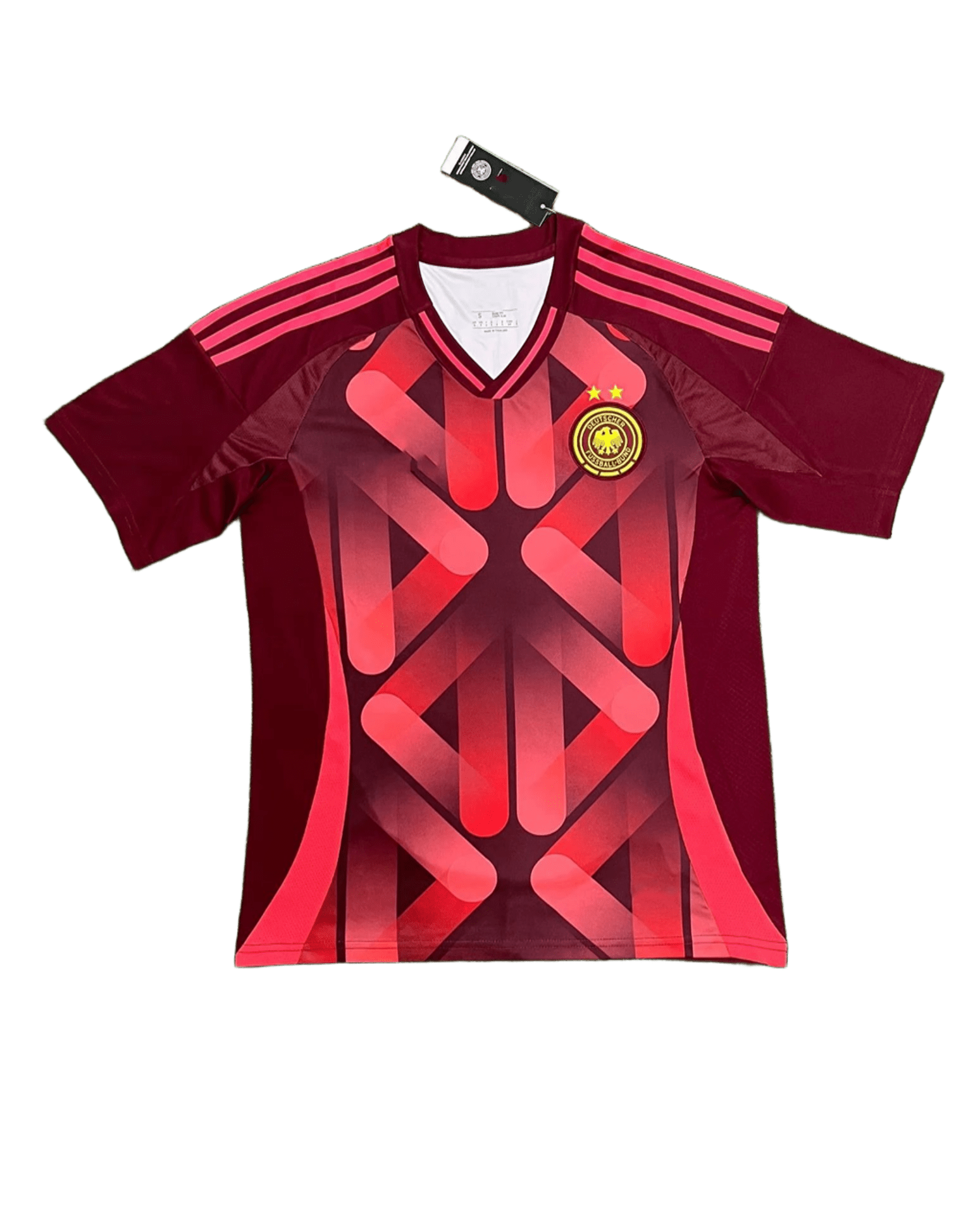 HOOZER Germany Football Team Breathable Wine Red Jersey