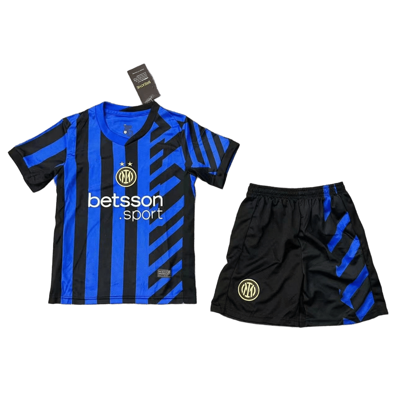 Inter Milan Home Jersey Blue Black - Official Soccer Kit