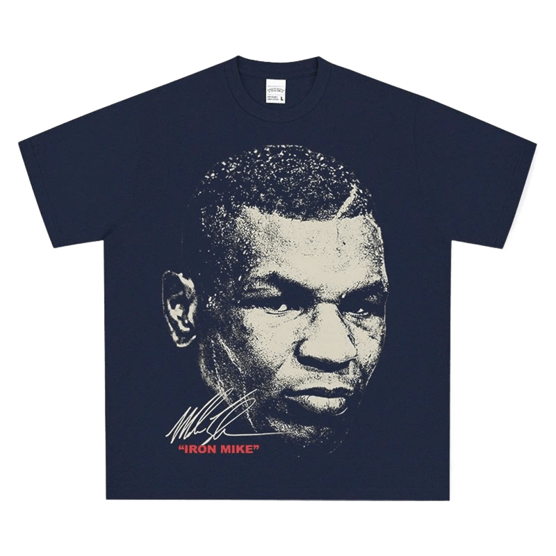 IRON MIKE Cotton Tee - Unisex Streetwear T-Shirt with Print
