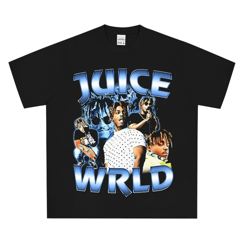 JUICE WRLD 3D Print Cotton Tee | Unisex Hip-Hop Streetwear