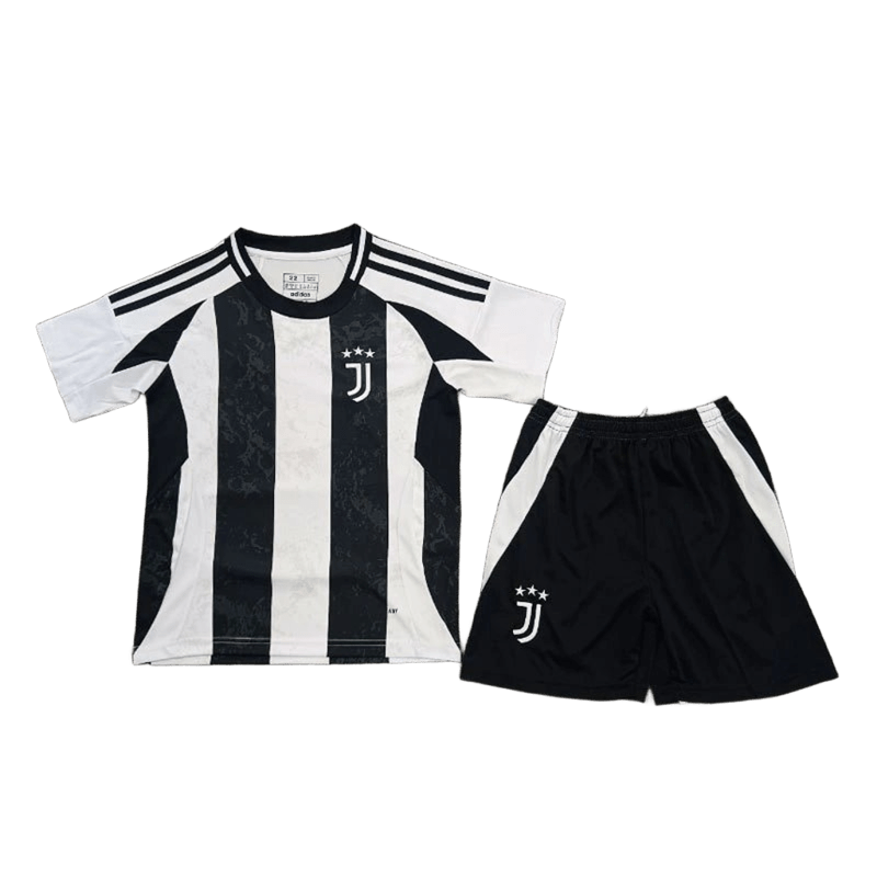 Juventus FC Black White Stripe Breathable Sports Suit