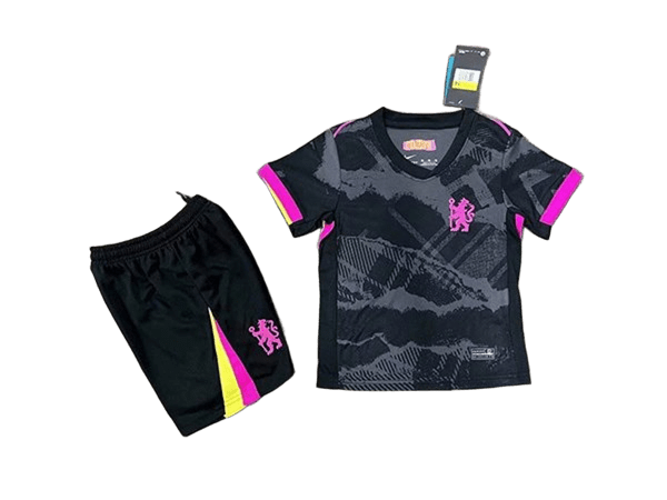 Kappa Breathable Athletic Set Black/Pink/Yellow Trendy