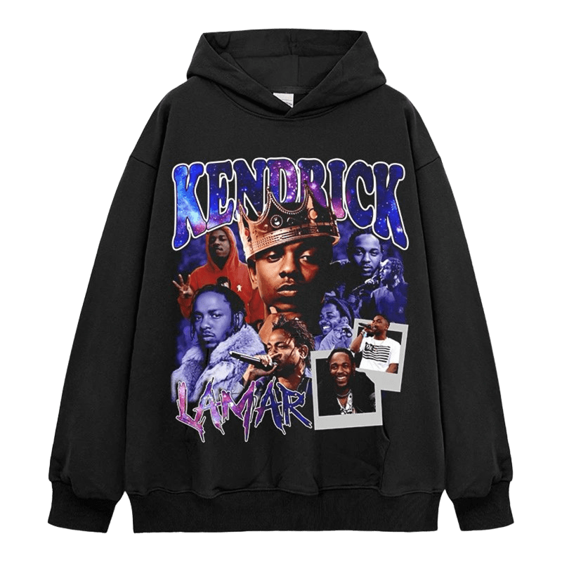 Kendrick Lamar Gradient Hoodie - Unisex Hip-Hop Sweatshirt
