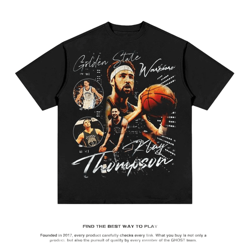 Klay Thompson Warriors Basketball T-Shirt - Street Style