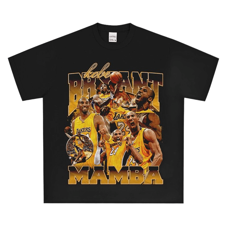 Kobe Bryant Mamba Tribute Tee: Cotton, Lakers #24, Unisex