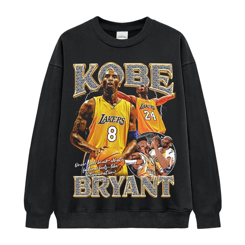 Kobe Lakers Black Cotton Sweatshirt 8 & 24 Streetwear