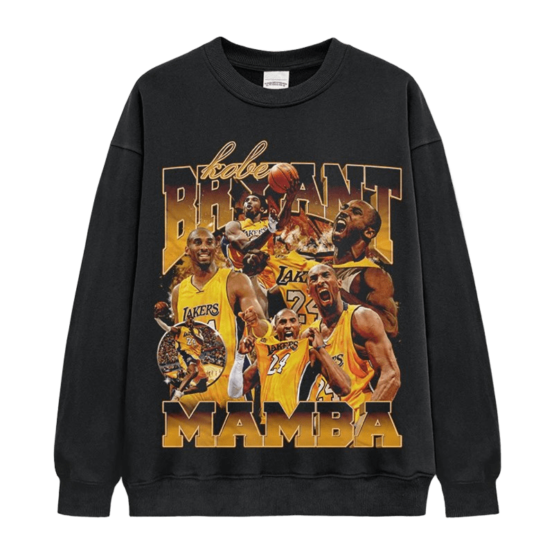 Kobe Tribute Mamba 24 Lakers Crewneck Sweatshirt - Unisex