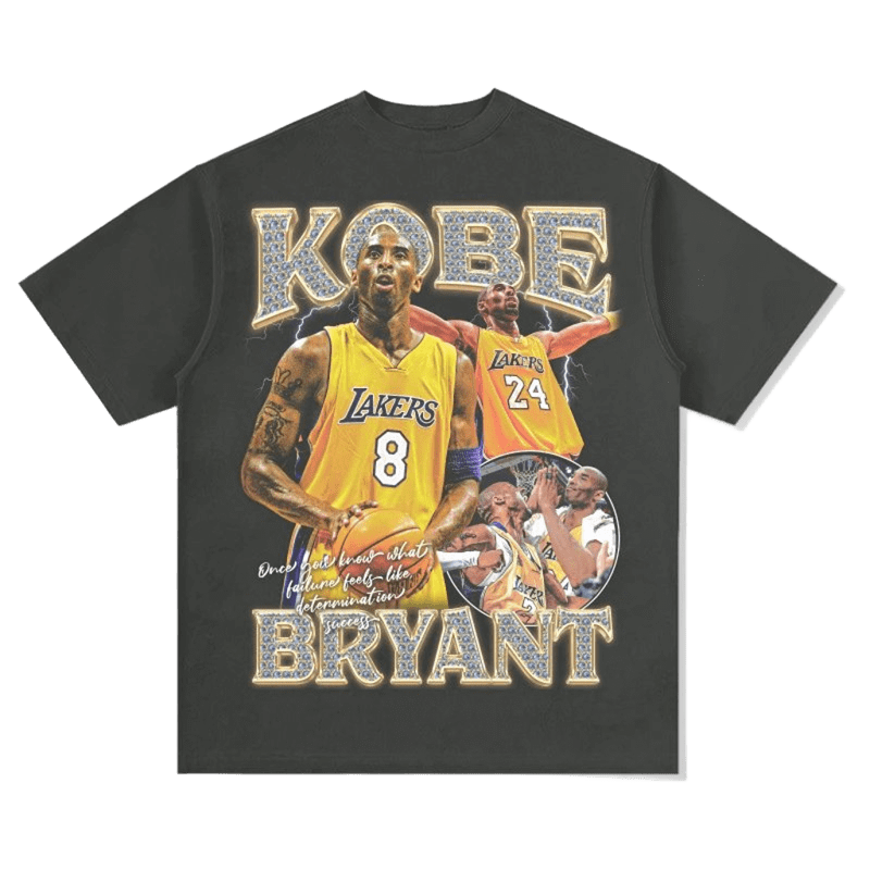 Kobe Tribute Tee: Lakers 8/24 Dunk Print, Unisex Streetwear