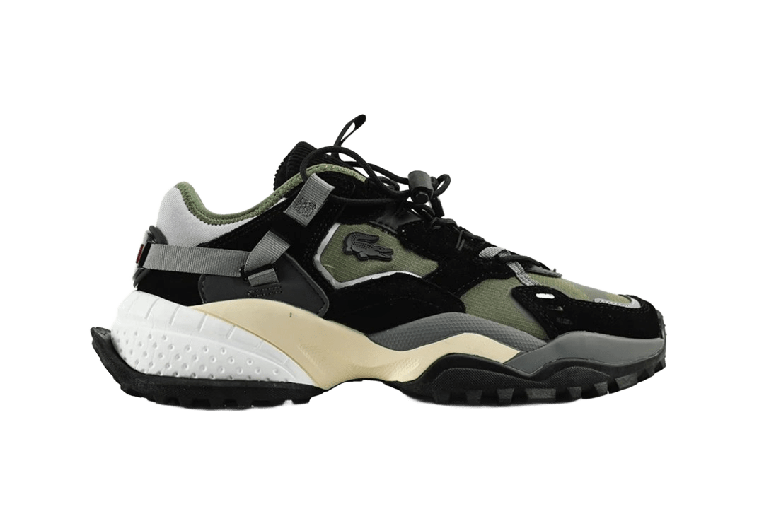 Lacoste Multi-Color Chunky Sneakers With Mesh & Leather