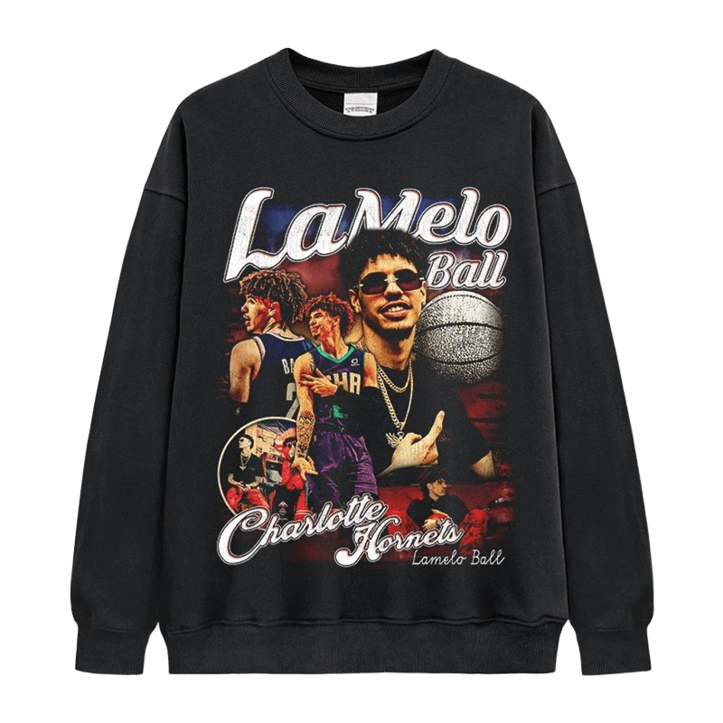 LaMelo Ball Hornets Basketball Crewneck Sweatshirt - Unisex