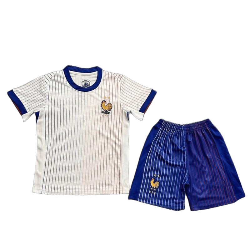 Le Coq Sportif White-Blue Cotton Breathable Athletic Trend Set