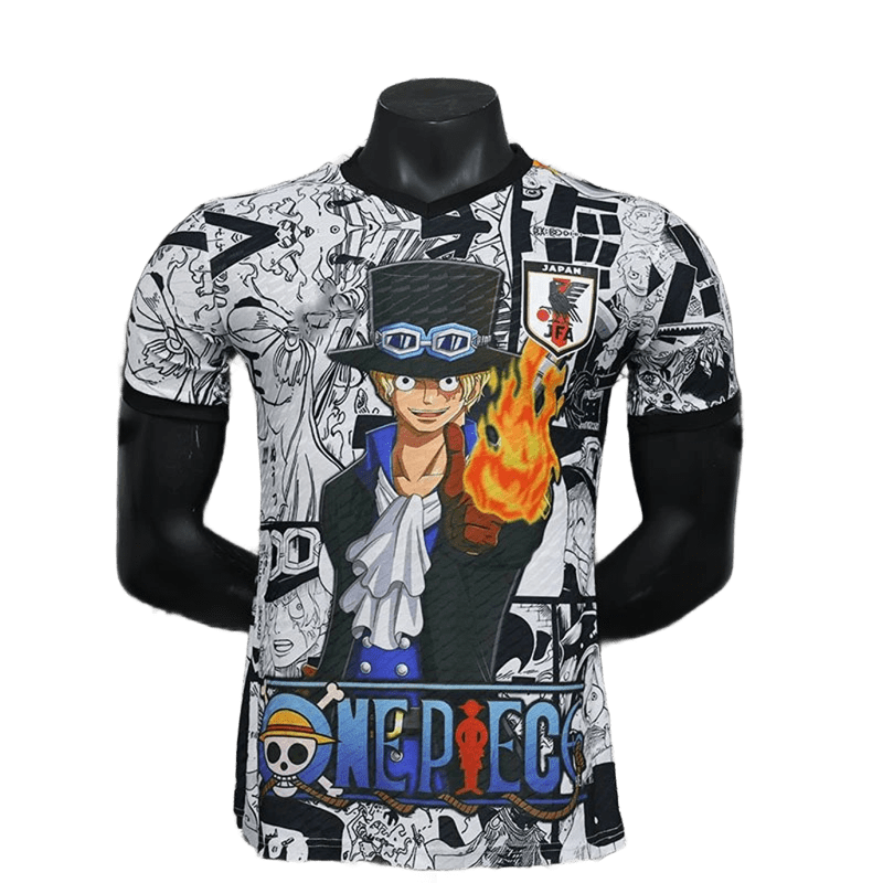 Licensed One Piece Anime T-Shirt - Black & White, Breathable Comfortable