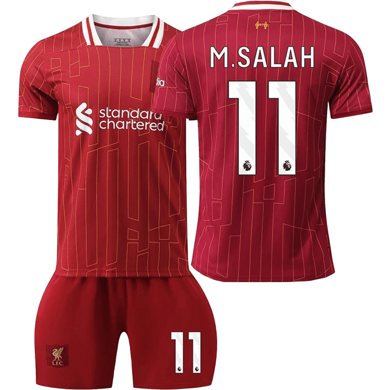 Liverpool FC Mohamed Salah Red Home Authentic Breathable Football Jersey