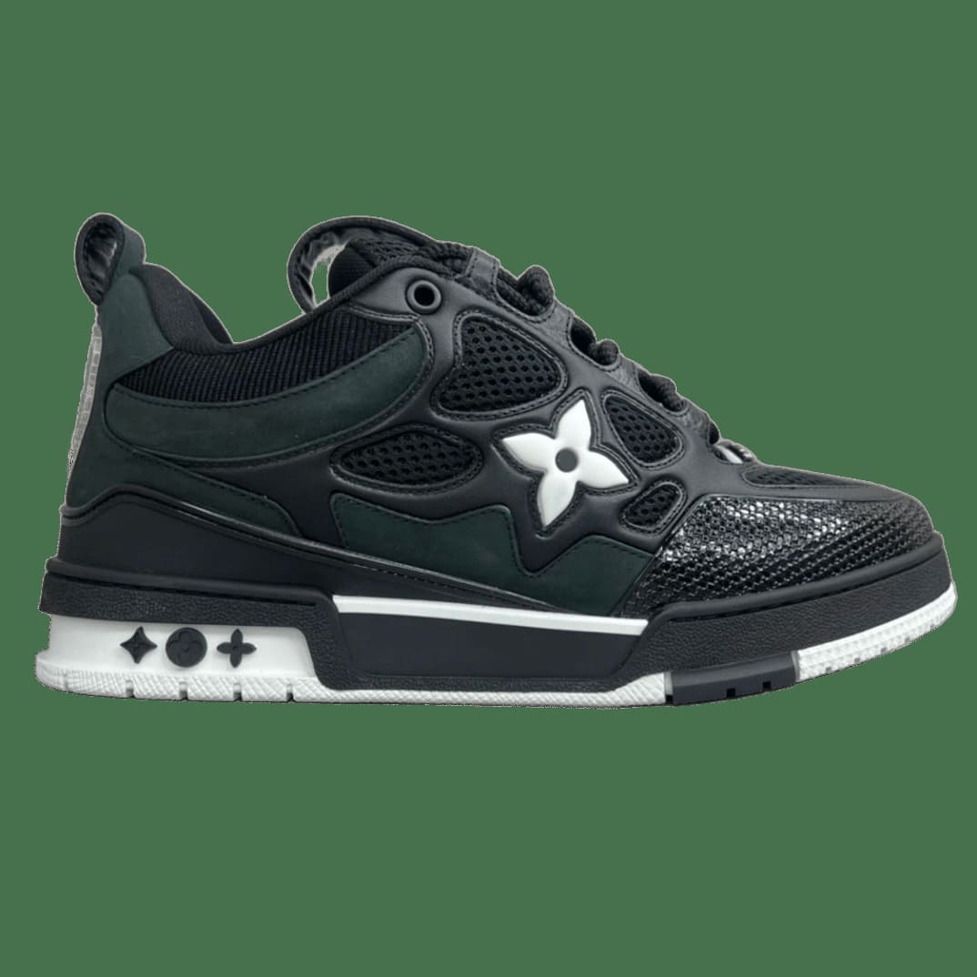 Louis Vuitton Trainer Mesh Sneakers Black Green White