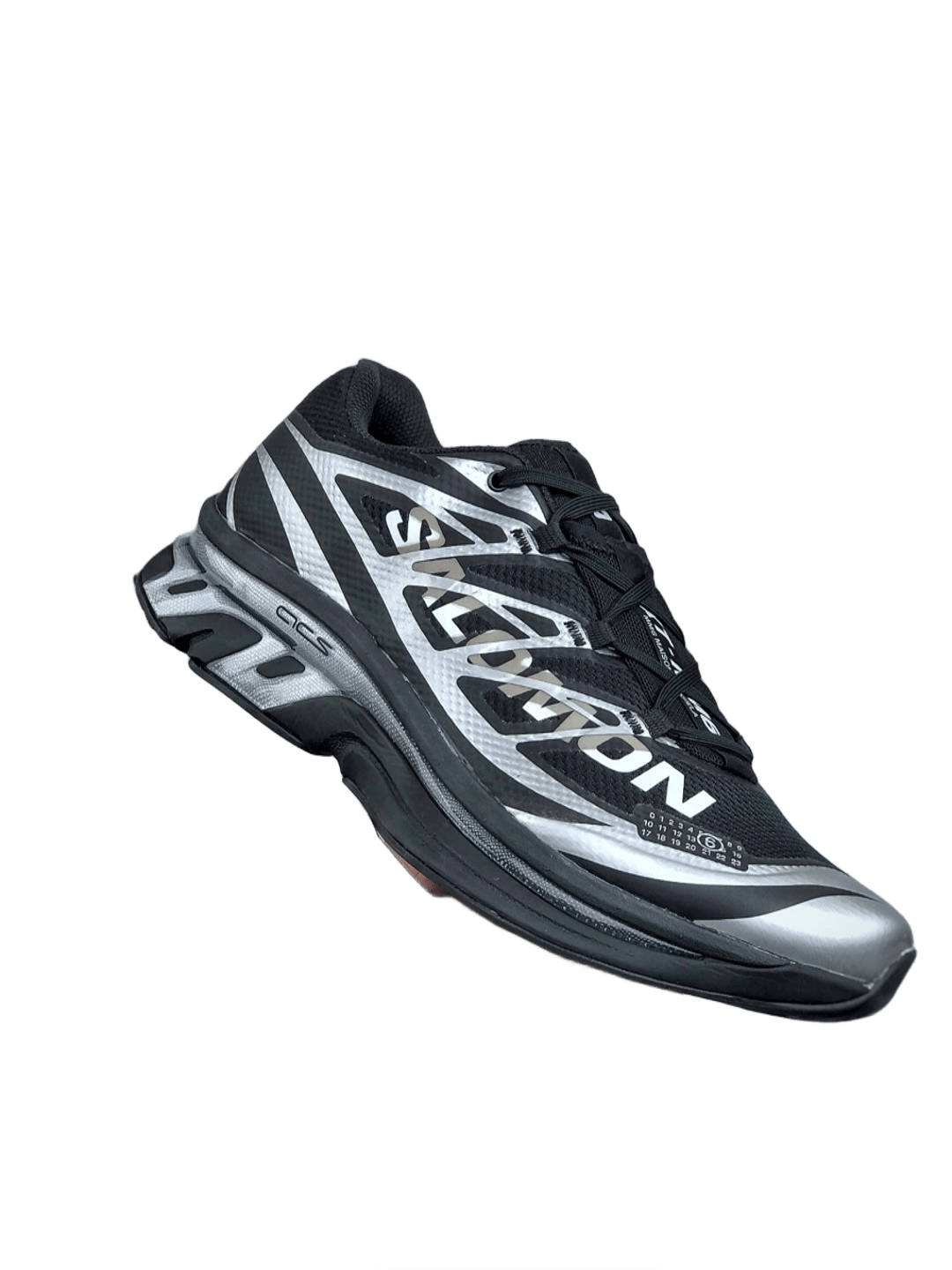 Maison Margiela  Black Silver Mesh Breathable Shoes Cushioning Support