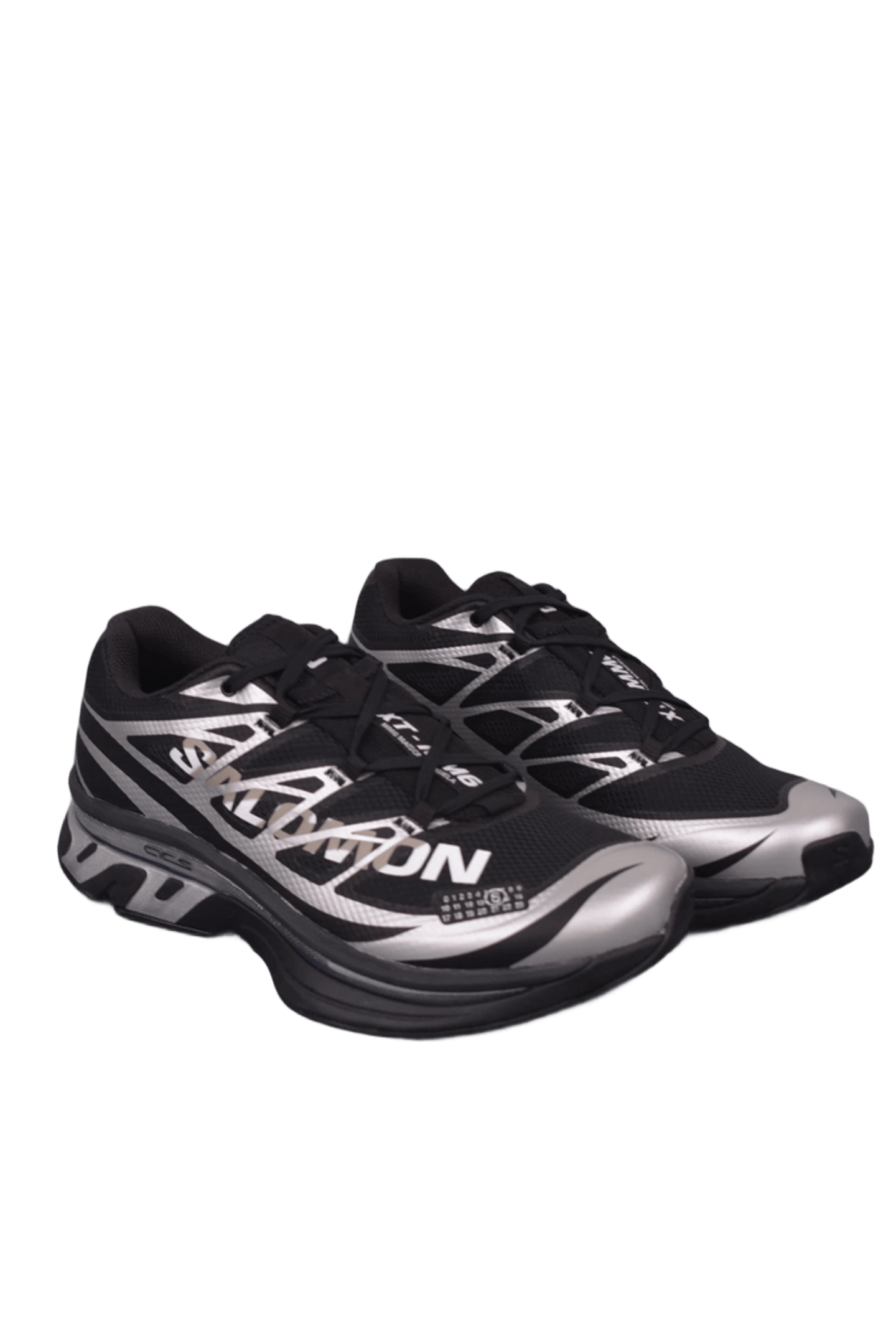 Maison Margiela Black Silver Mesh Sneakers