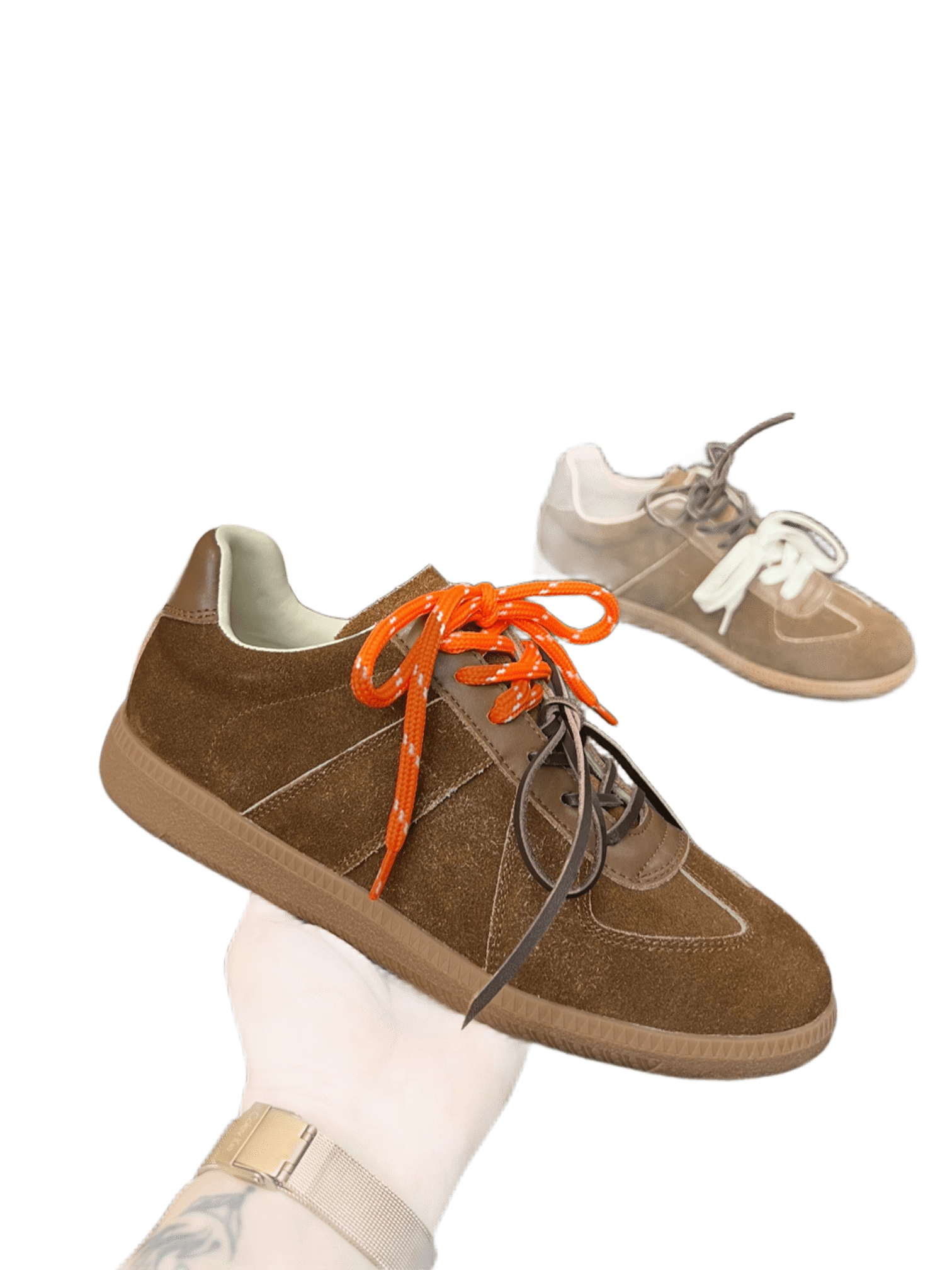 Maison Margiela Brown Suede Sneakers Unisex