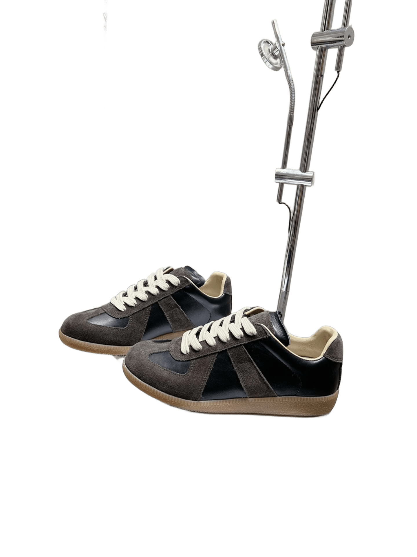 Maison Margiela Dark Brown Suede Leather Casual Sneakers