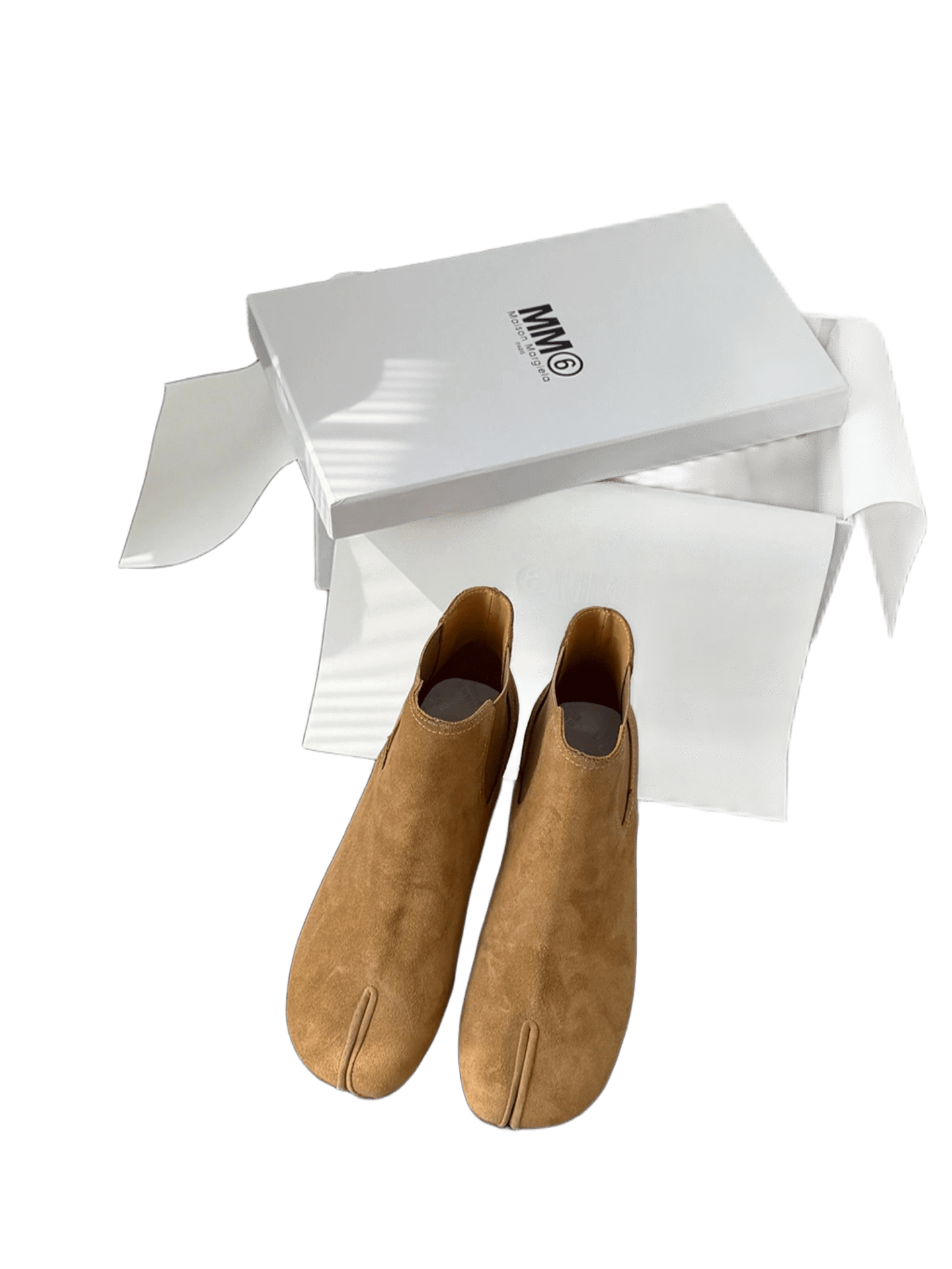 Maison Margiela Khaki Suede Chelsea Boots Unisex