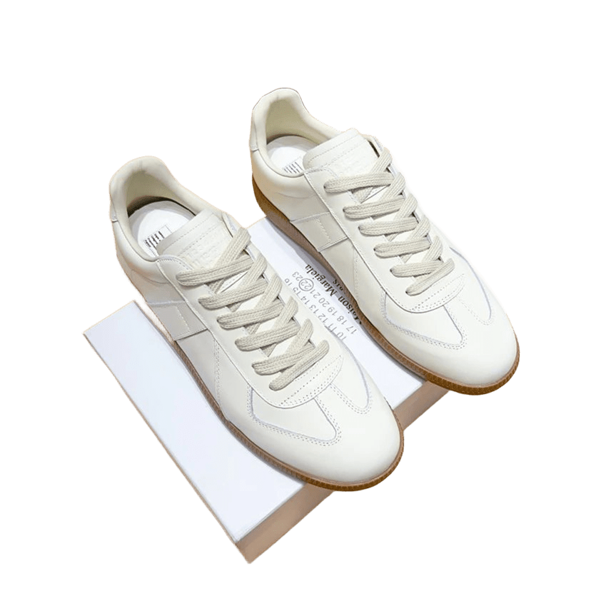 Maison Margiela White Leather Casual Sneakers