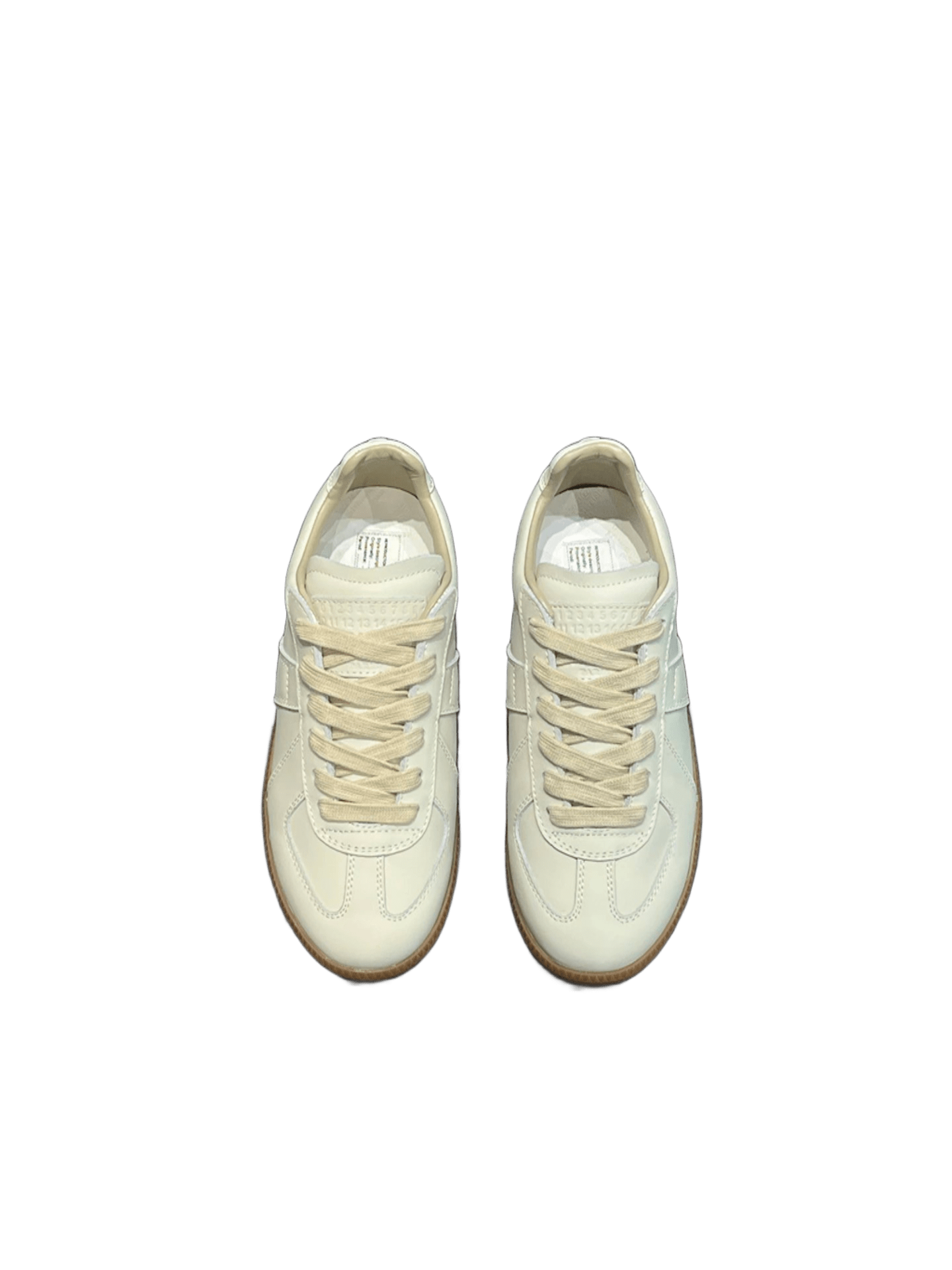 Maison Margiela White Leather Sneakers Unisex