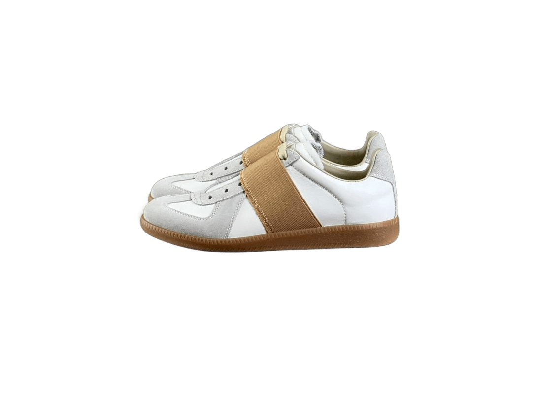 Maison Margiela White Leather Sneakers Unisex