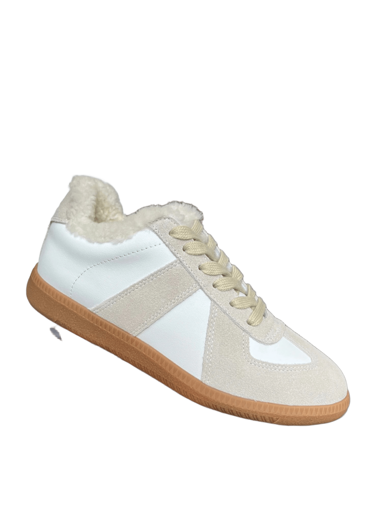 Maison Margiela White Mix Leather Suede Sneakers