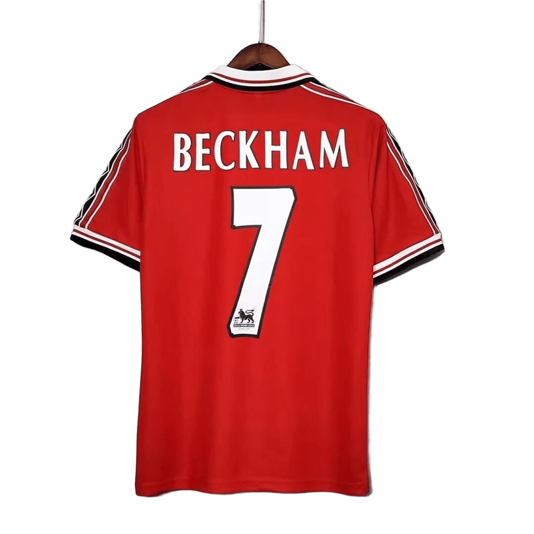 Manchester United David Beckham #7 Red Football Jersey