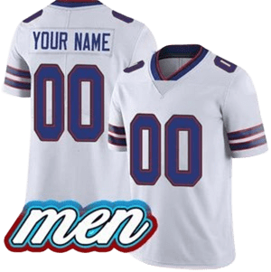 Men's Custom Breathable Sport Jersey White Casual Streetwear