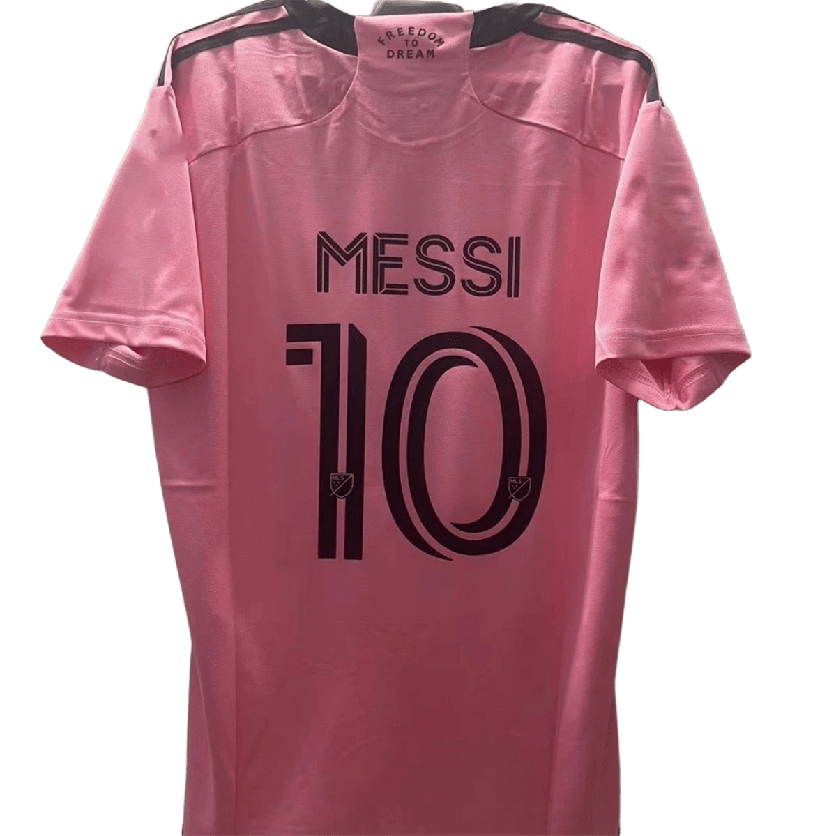 Messi #10 Pink Breathable Sweat-Wicking Soccer Jersey