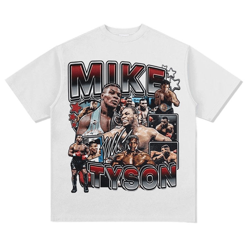 Mike Tyson Retro T-Shirt, Unisex Boxing Tee, 3D Print