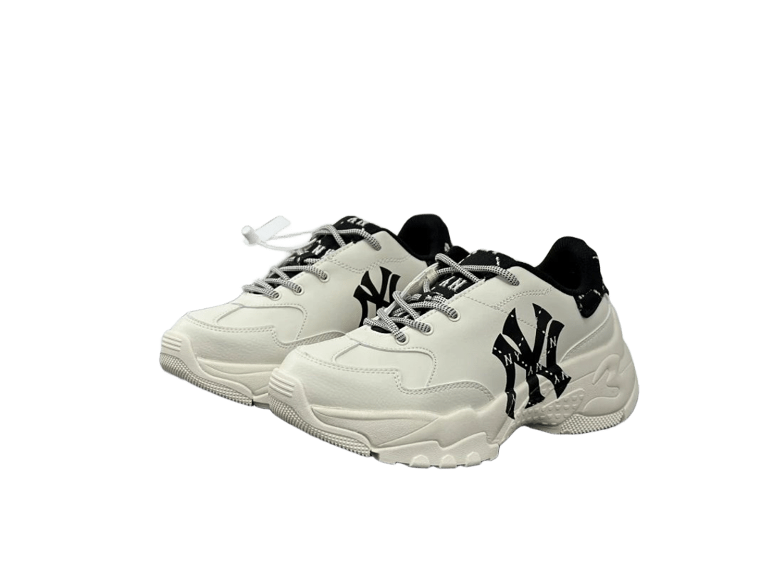 MLB Chunky Dad Shoes White Leather Casual Sneakers Unisex