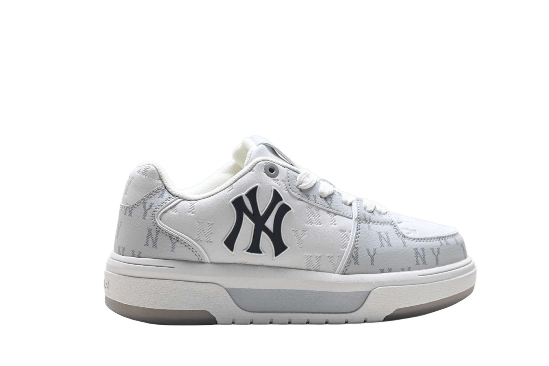 MLB NY White Leather Casual Shoes Unisex Slip-Resistant